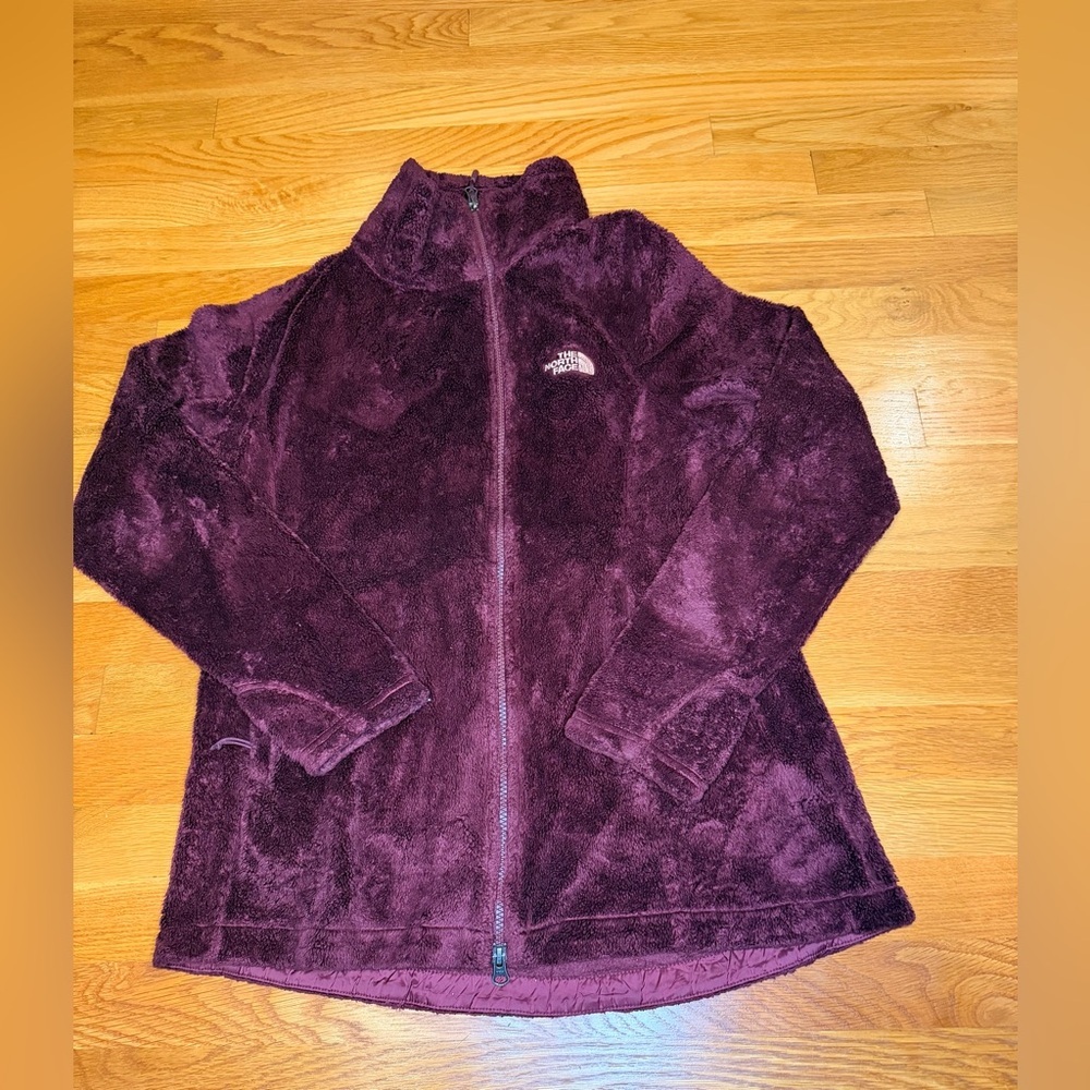 The North Face Women’s Purple Fleece Full Zip Jacket M Soft Plush Cozy